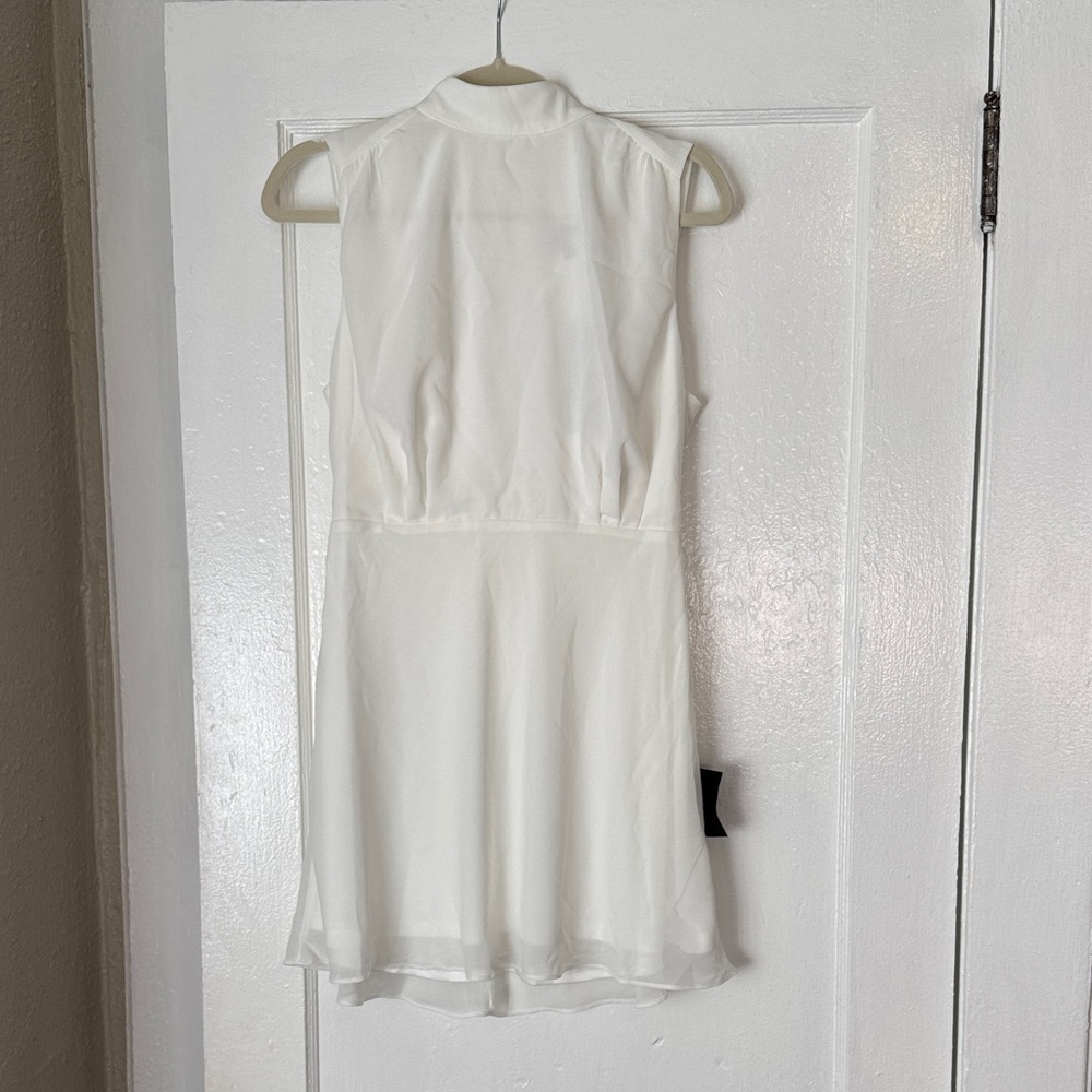 Lulu's Chic White Mini Dress